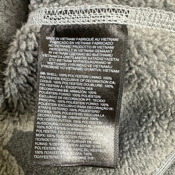 The North Face Womens size Medium Sweater Fleece Zip Up Jacket Gray nf0a3lh8 - Picture 10 of 11